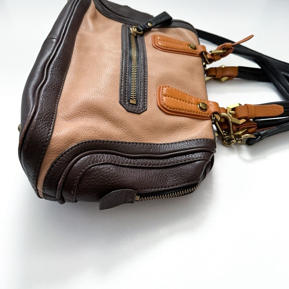 OrYANY Multicolored Leather Satchel Crossbody Bag - Picture 3 of 8